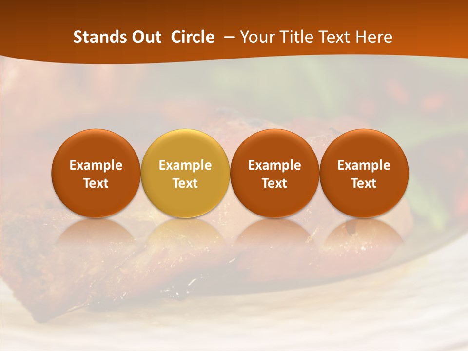 Dinner Entree Nutritional PowerPoint Template