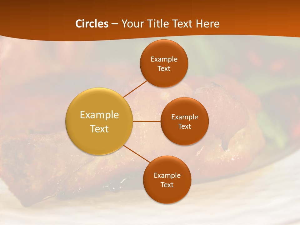 Dinner Entree Nutritional PowerPoint Template