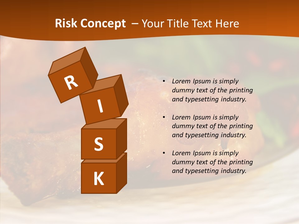 Dinner Entree Nutritional PowerPoint Template