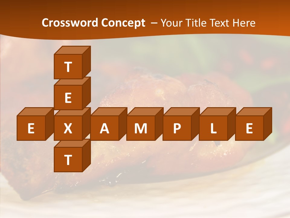 Dinner Entree Nutritional PowerPoint Template