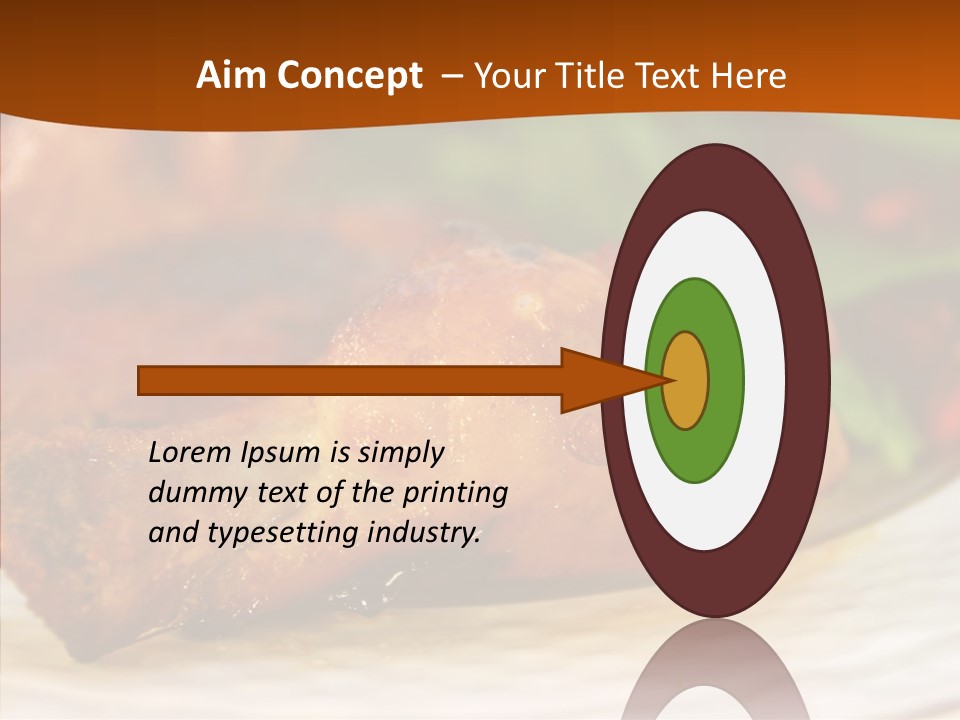 Dinner Entree Nutritional PowerPoint Template