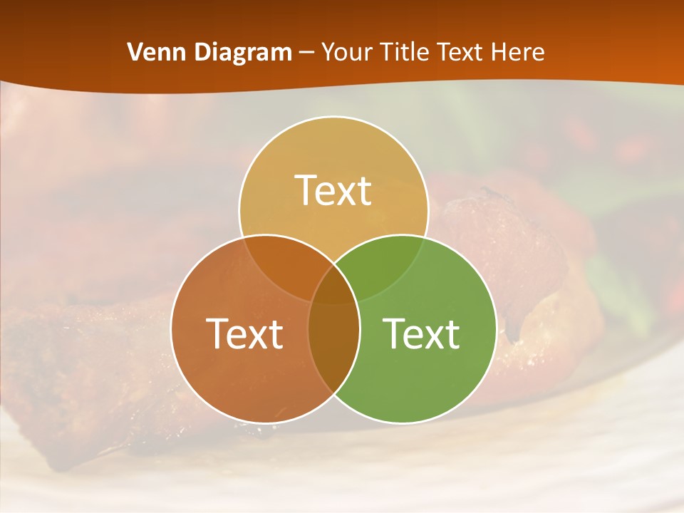 Dinner Entree Nutritional PowerPoint Template