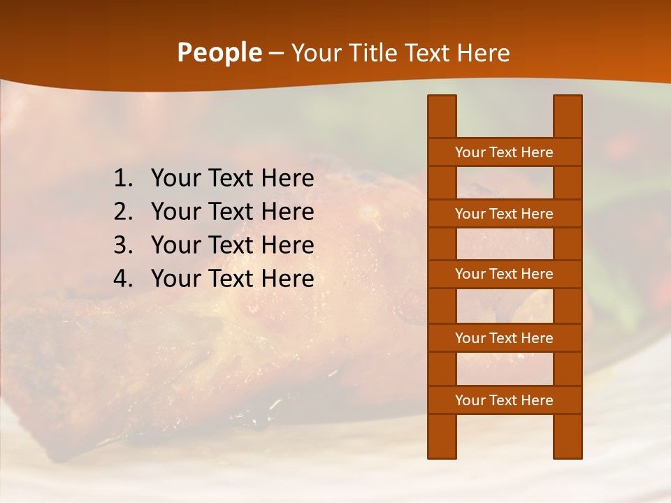 Dinner Entree Nutritional PowerPoint Template