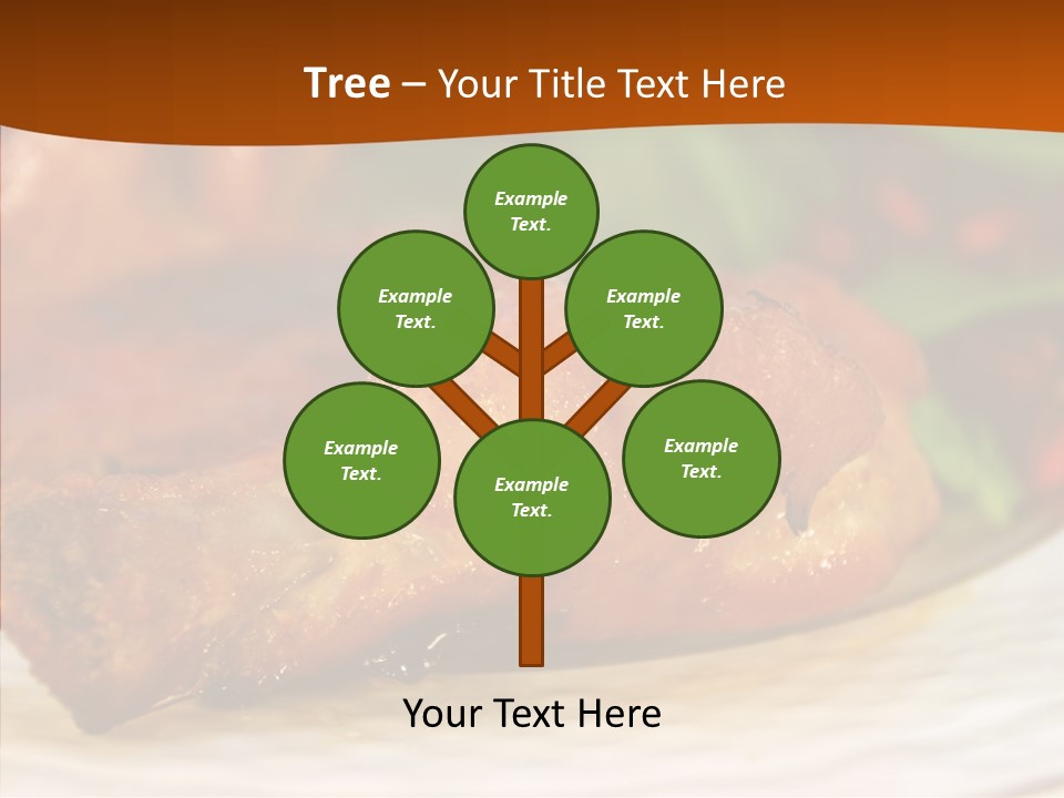 Dinner Entree Nutritional PowerPoint Template