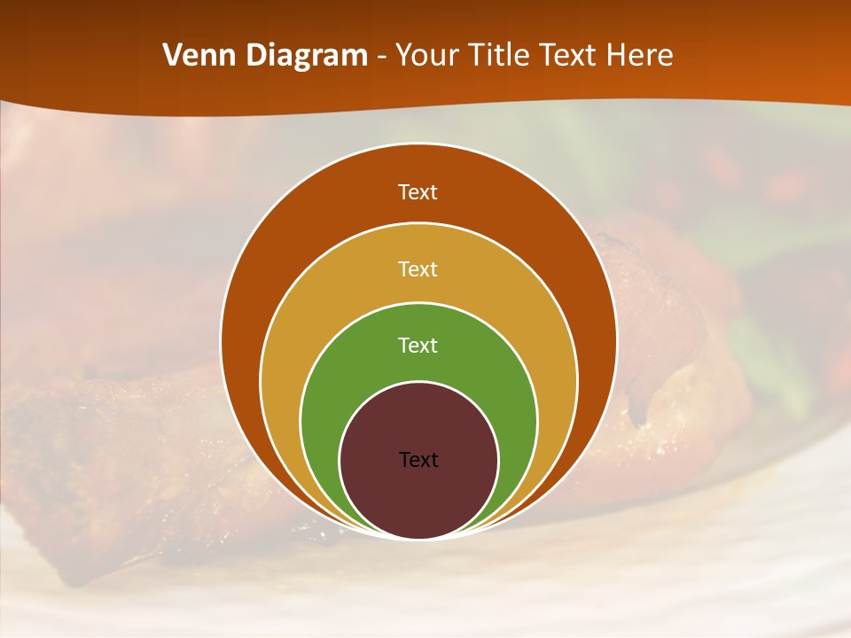 Dinner Entree Nutritional PowerPoint Template