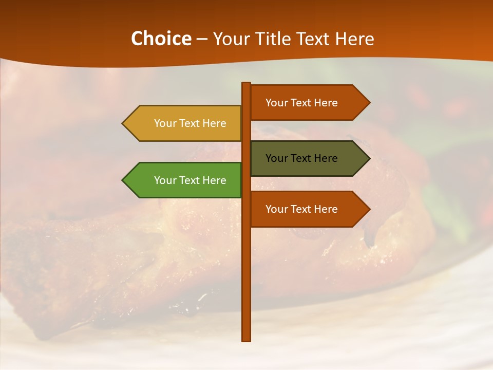 Dinner Entree Nutritional PowerPoint Template