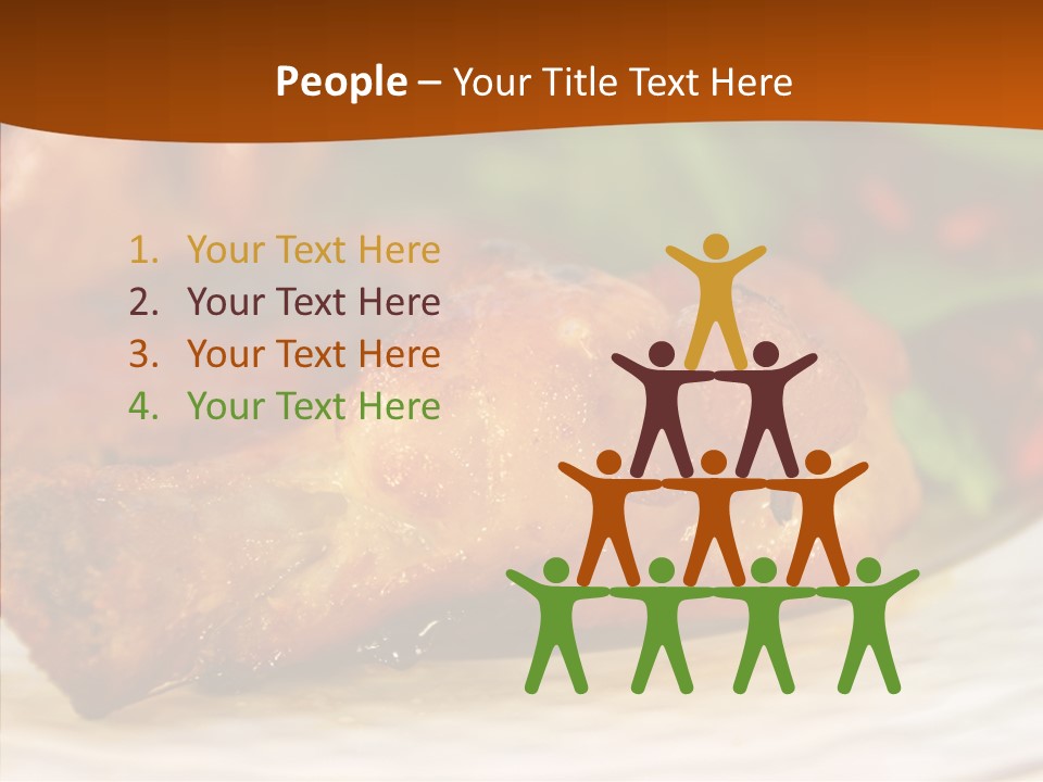 Dinner Entree Nutritional PowerPoint Template