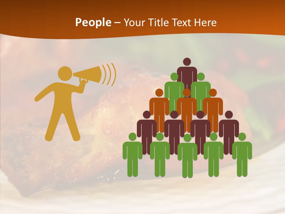 Dinner Entree Nutritional PowerPoint Template