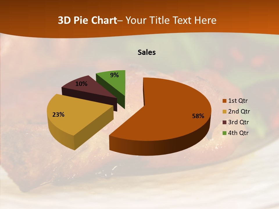 Dinner Entree Nutritional PowerPoint Template