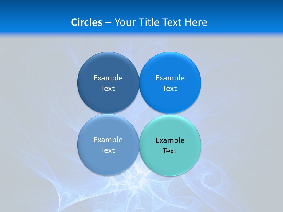 Fairy Smoke Sea PowerPoint Template