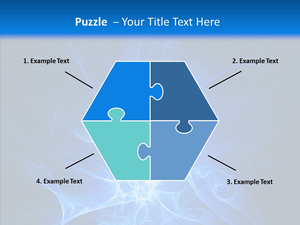 Fairy Smoke Sea PowerPoint Template