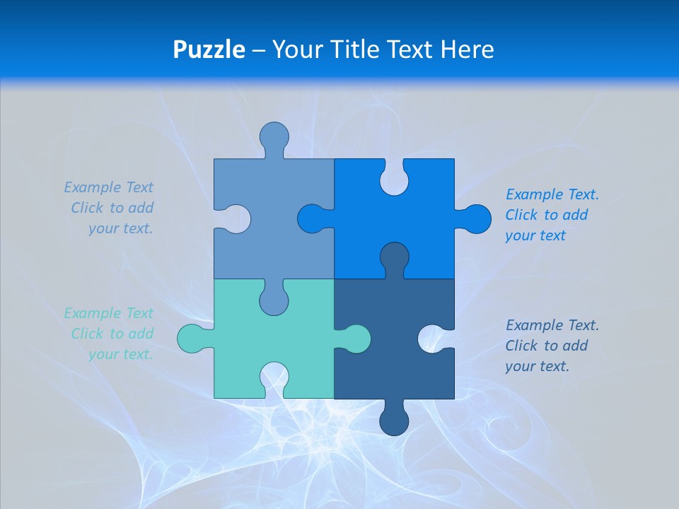 Fairy Smoke Sea PowerPoint Template