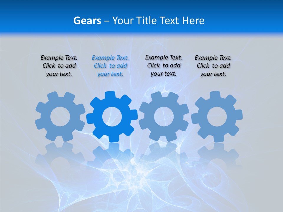 Fairy Smoke Sea PowerPoint Template