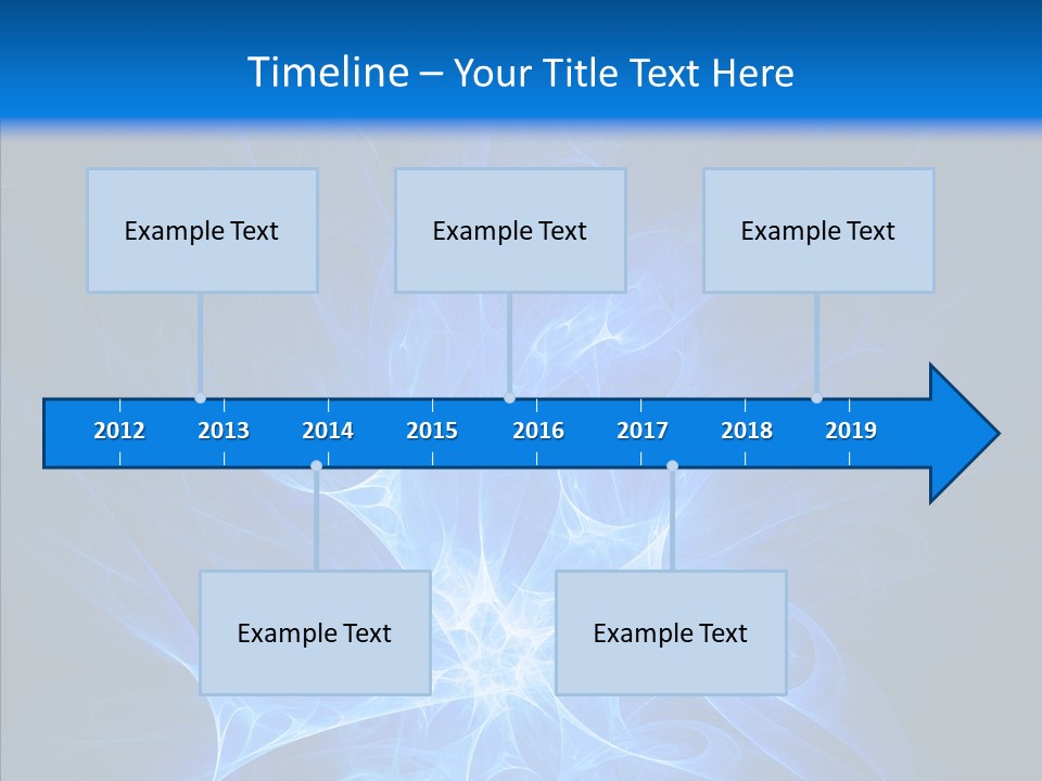 Fairy Smoke Sea PowerPoint Template