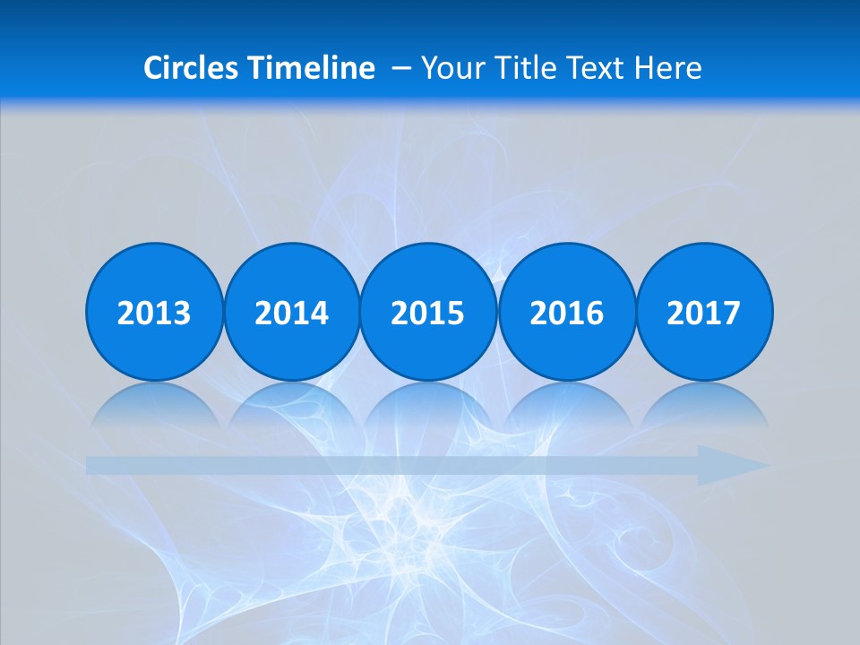 Fairy Smoke Sea PowerPoint Template