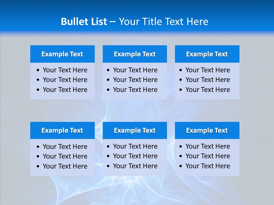 Fairy Smoke Sea PowerPoint Template