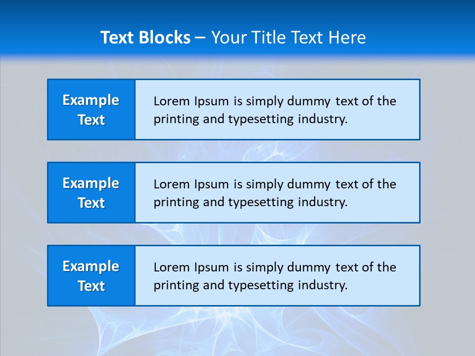 Fairy Smoke Sea PowerPoint Template