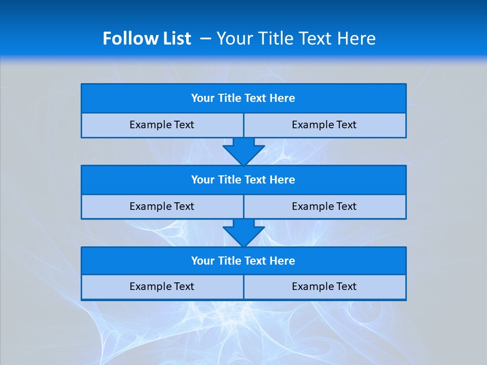 Fairy Smoke Sea PowerPoint Template