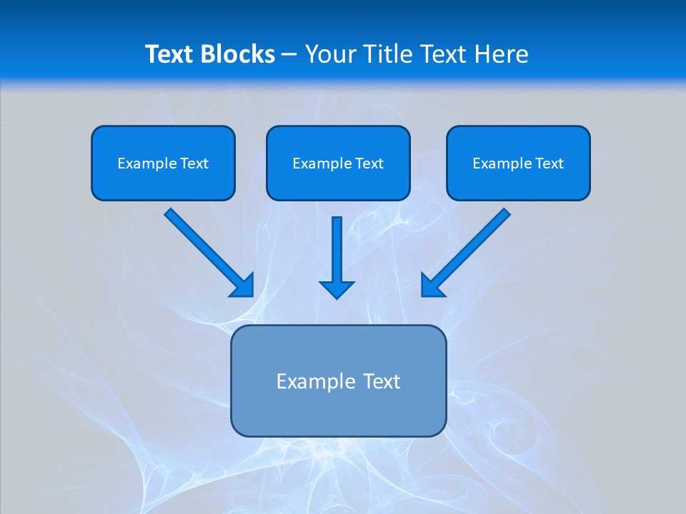 Fairy Smoke Sea PowerPoint Template