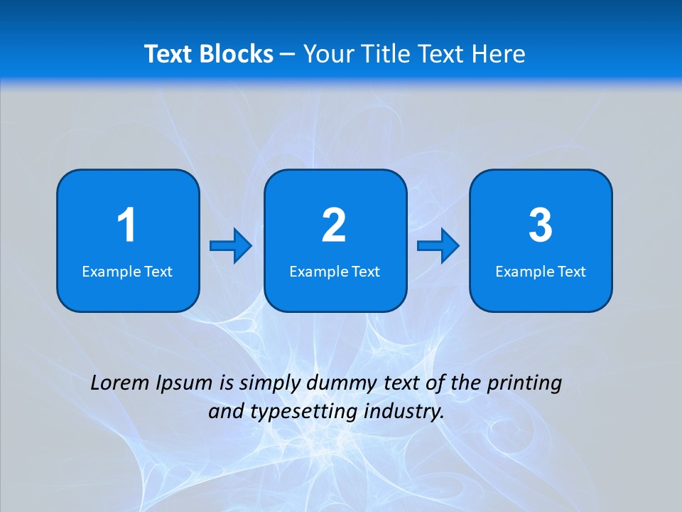 Fairy Smoke Sea PowerPoint Template