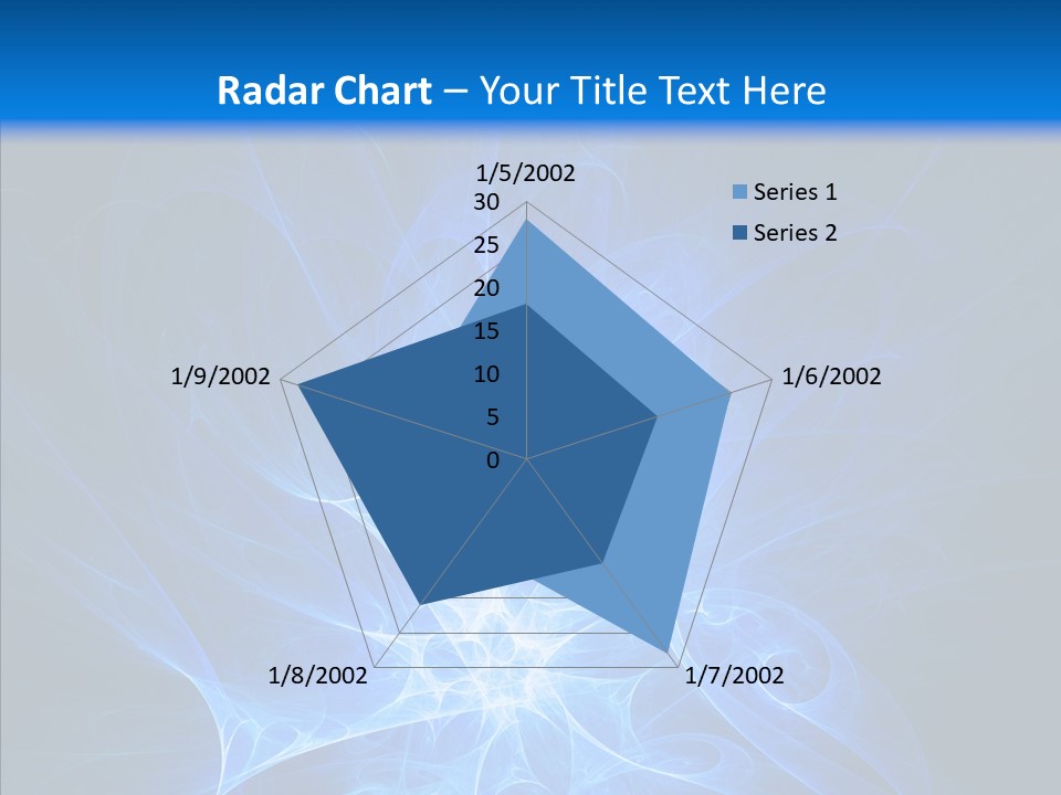 Fairy Smoke Sea PowerPoint Template