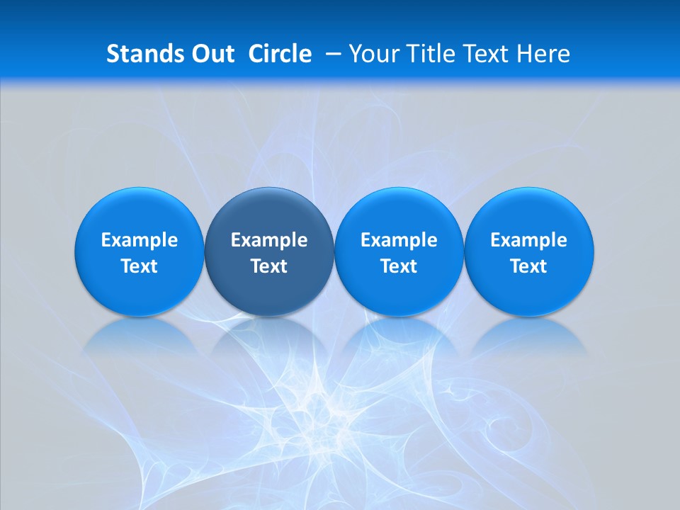 Fairy Smoke Sea PowerPoint Template