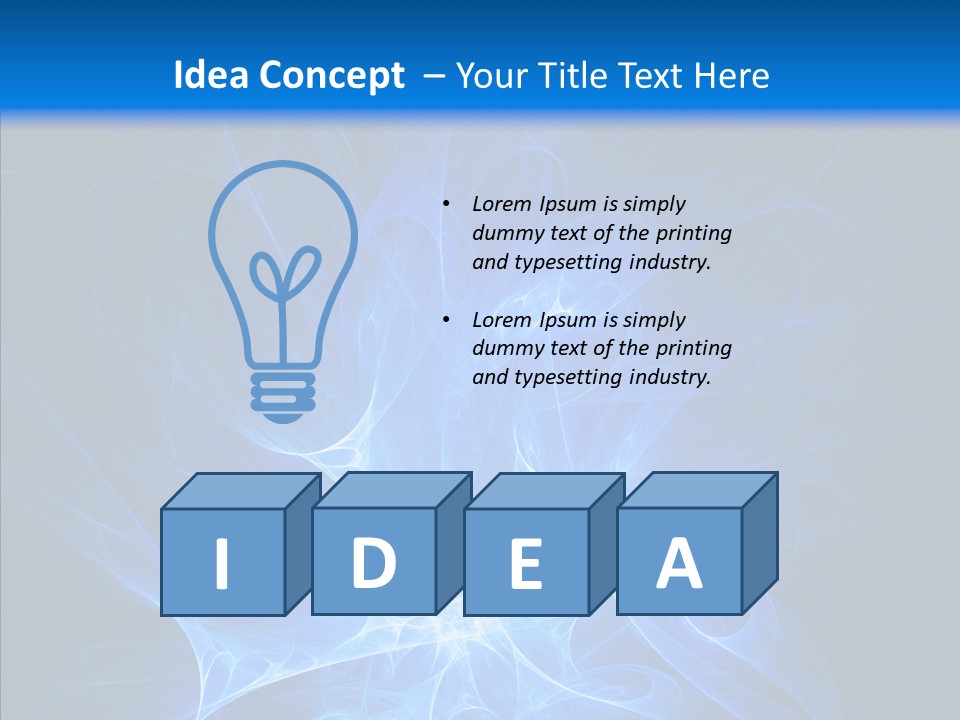 Fairy Smoke Sea PowerPoint Template