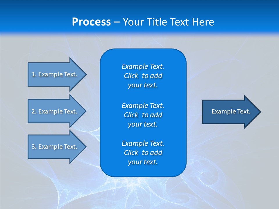 Fairy Smoke Sea PowerPoint Template