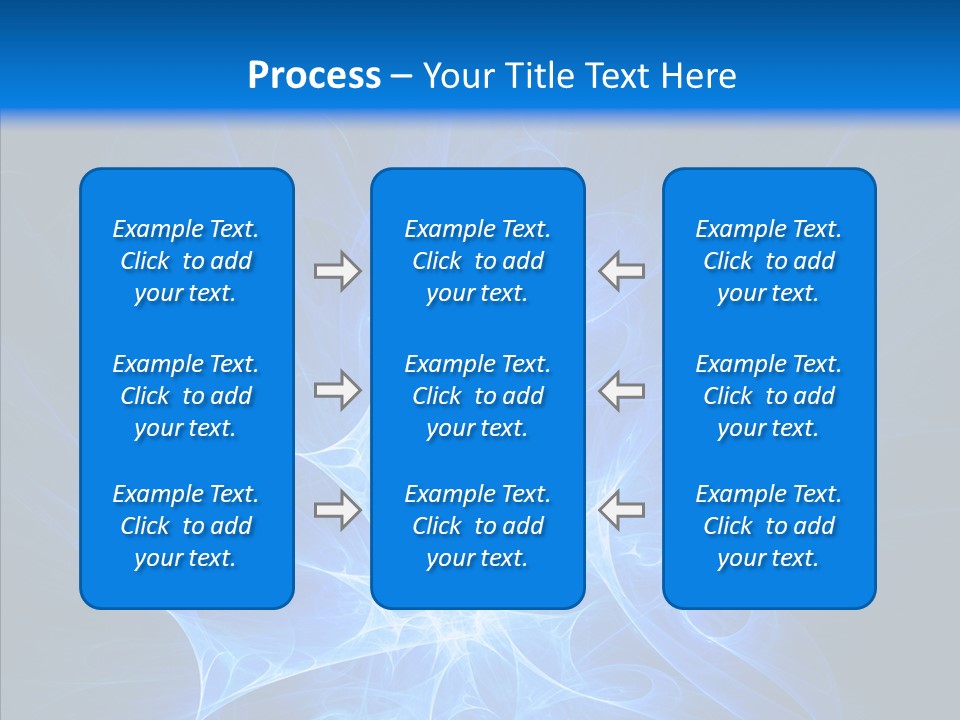 Fairy Smoke Sea PowerPoint Template