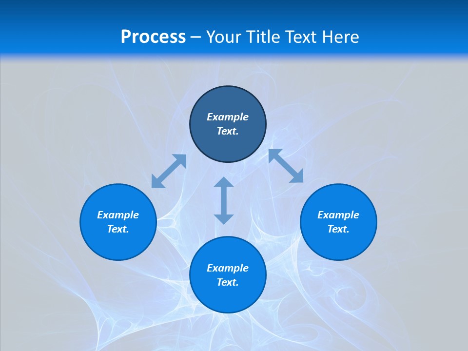 Fairy Smoke Sea PowerPoint Template