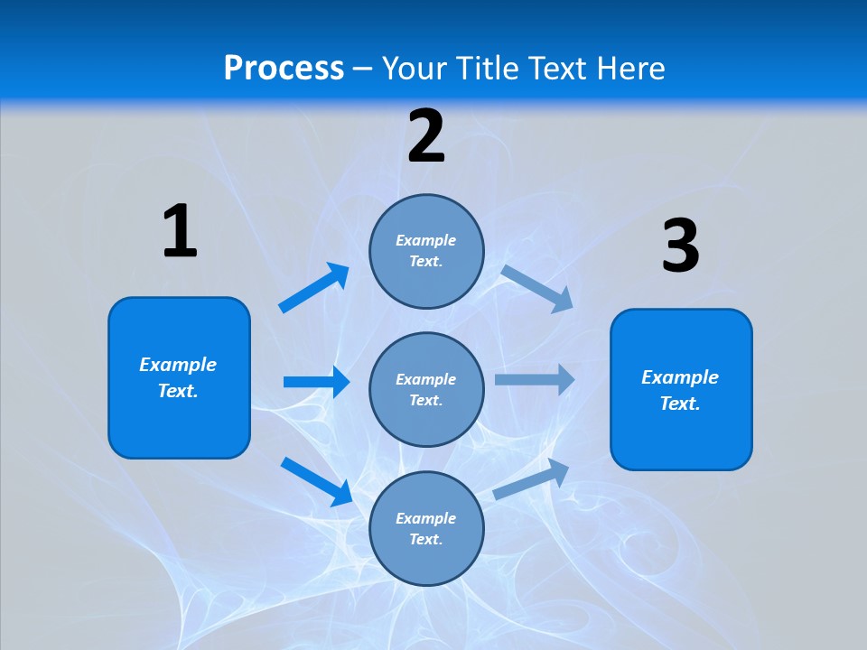 Fairy Smoke Sea PowerPoint Template