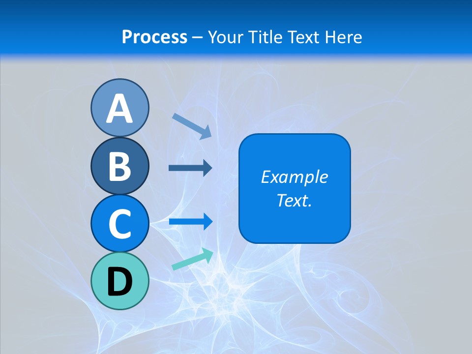 Fairy Smoke Sea PowerPoint Template