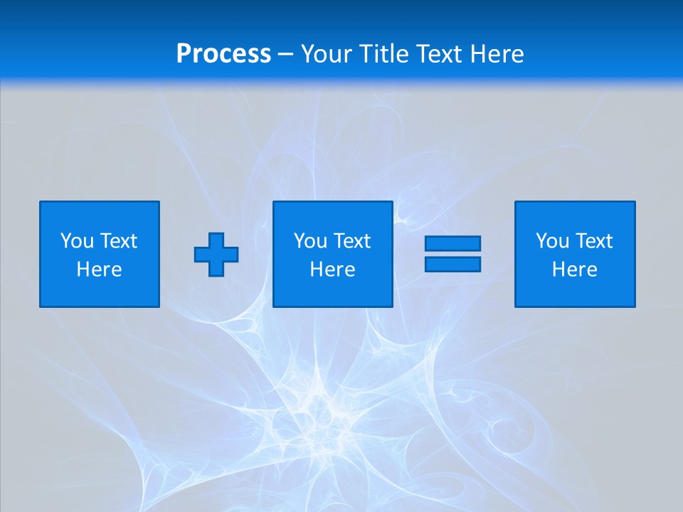 Fairy Smoke Sea PowerPoint Template