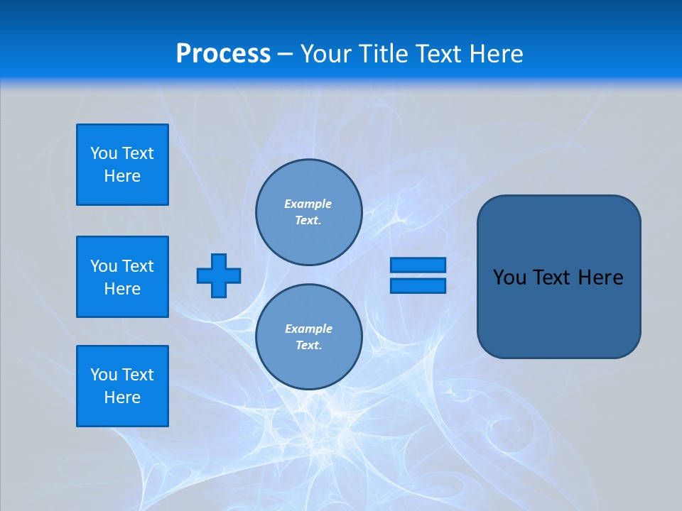 Fairy Smoke Sea PowerPoint Template