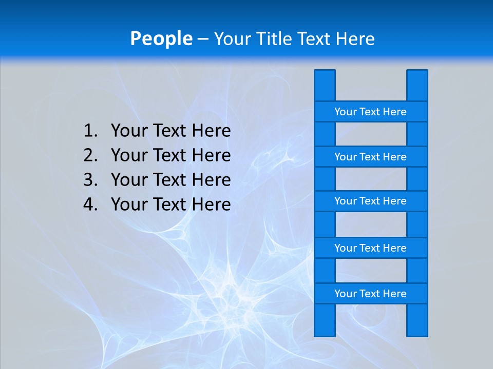 Fairy Smoke Sea PowerPoint Template