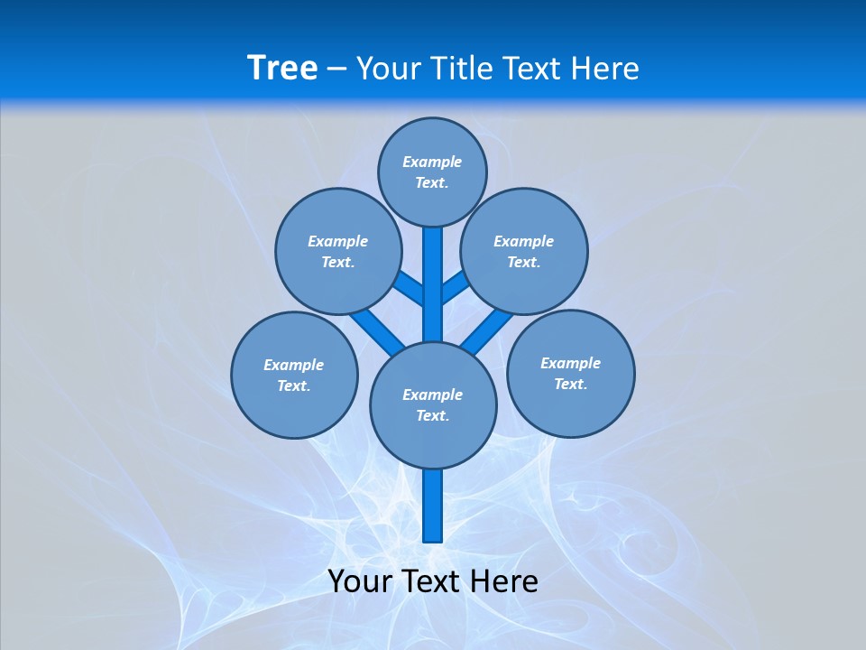 Fairy Smoke Sea PowerPoint Template