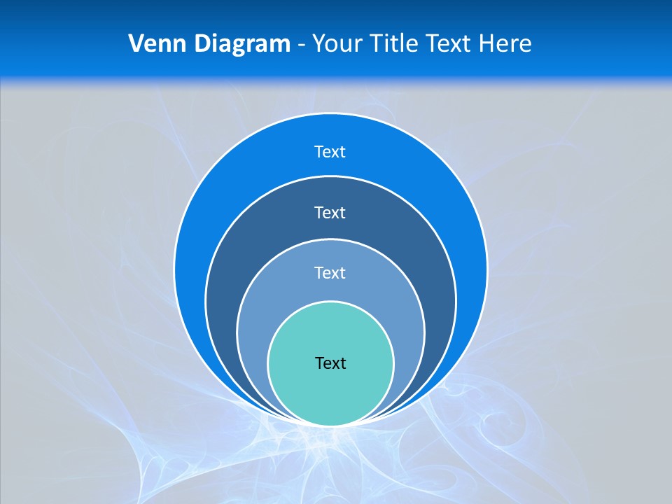 Fairy Smoke Sea PowerPoint Template
