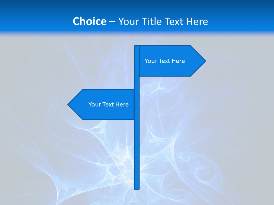 Fairy Smoke Sea PowerPoint Template