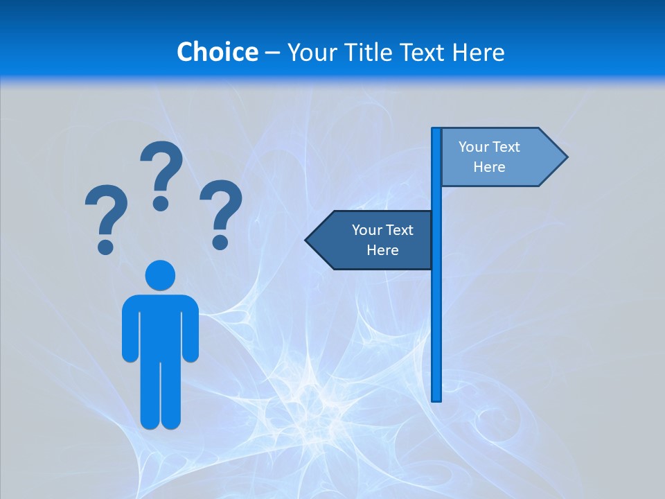 Fairy Smoke Sea PowerPoint Template