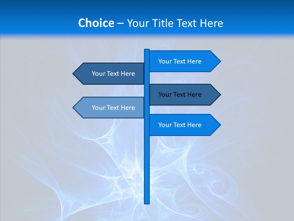 Fairy Smoke Sea PowerPoint Template