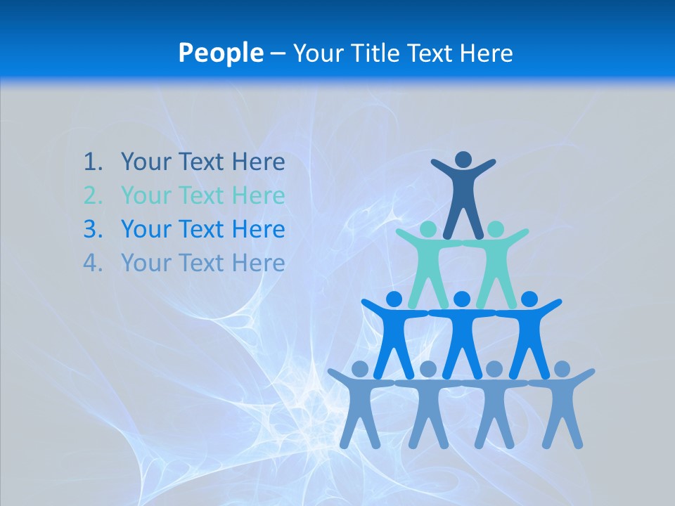 Fairy Smoke Sea PowerPoint Template