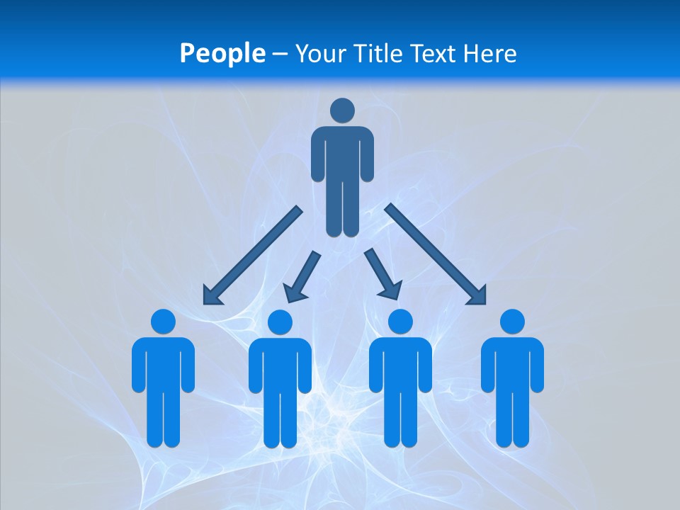 Fairy Smoke Sea PowerPoint Template