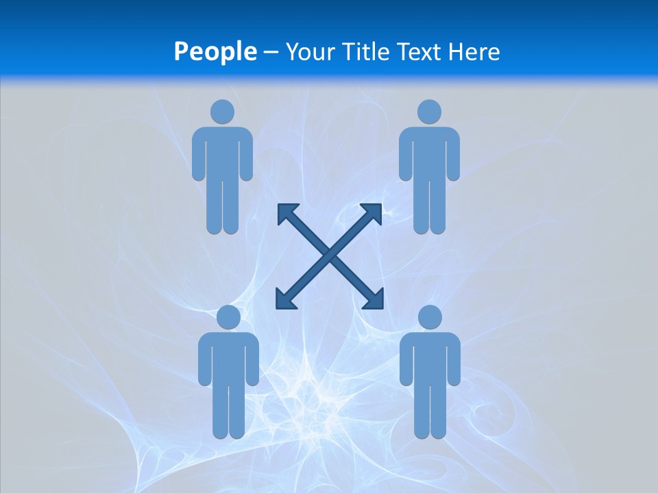 Fairy Smoke Sea PowerPoint Template