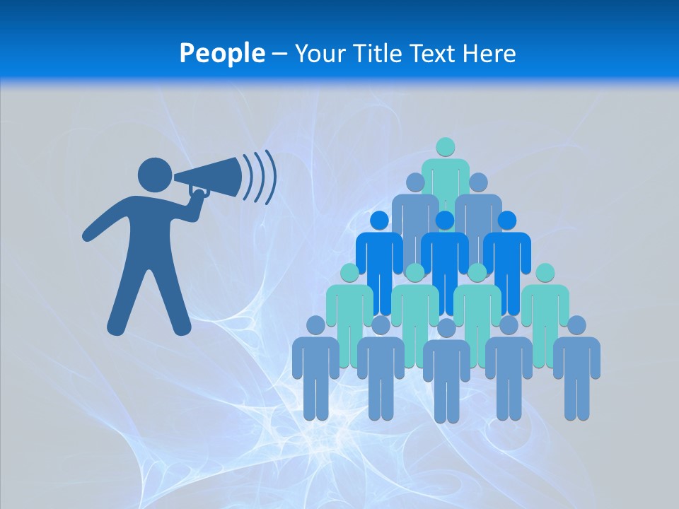 Fairy Smoke Sea PowerPoint Template