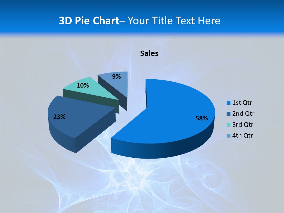 Fairy Smoke Sea PowerPoint Template