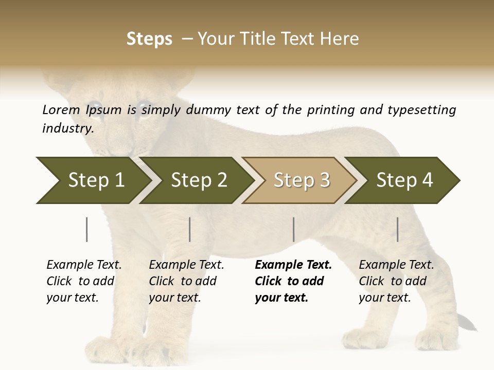 Tail Whisker Shot PowerPoint Template
