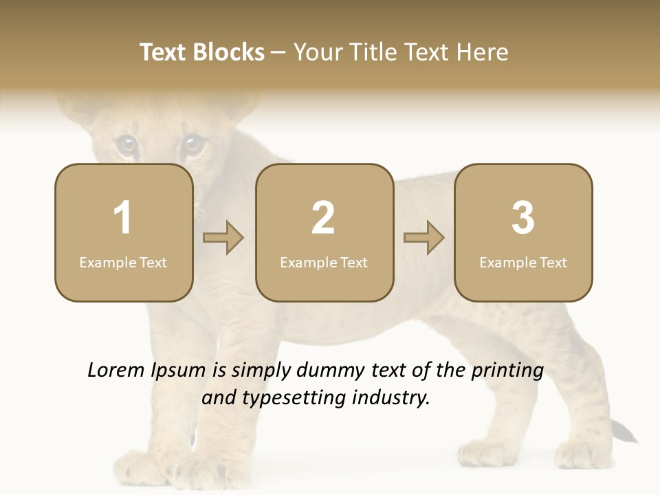 Tail Whisker Shot PowerPoint Template