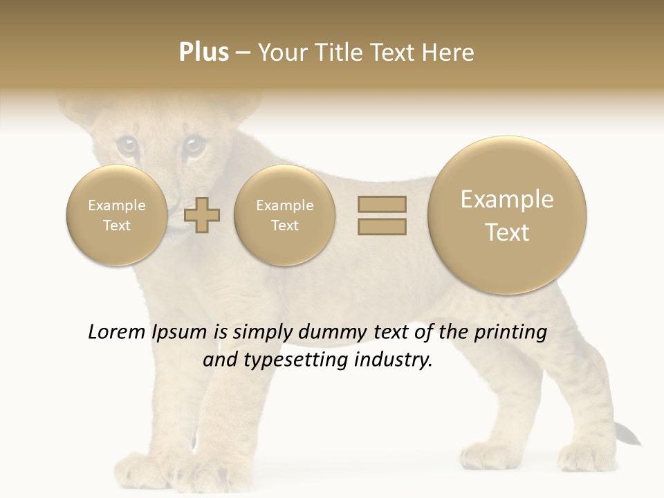 Tail Whisker Shot PowerPoint Template