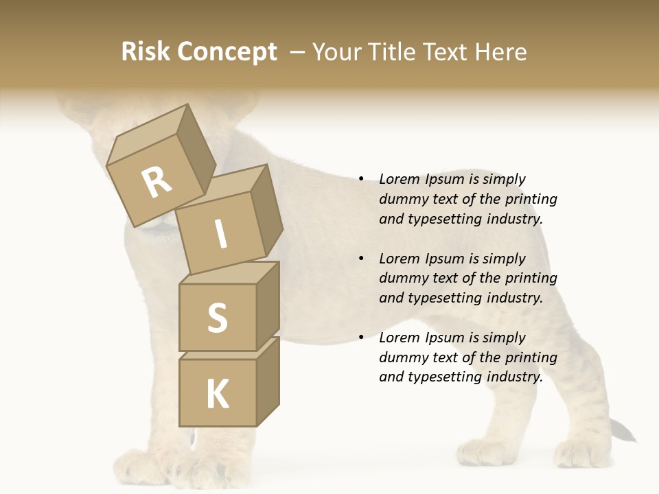 Tail Whisker Shot PowerPoint Template