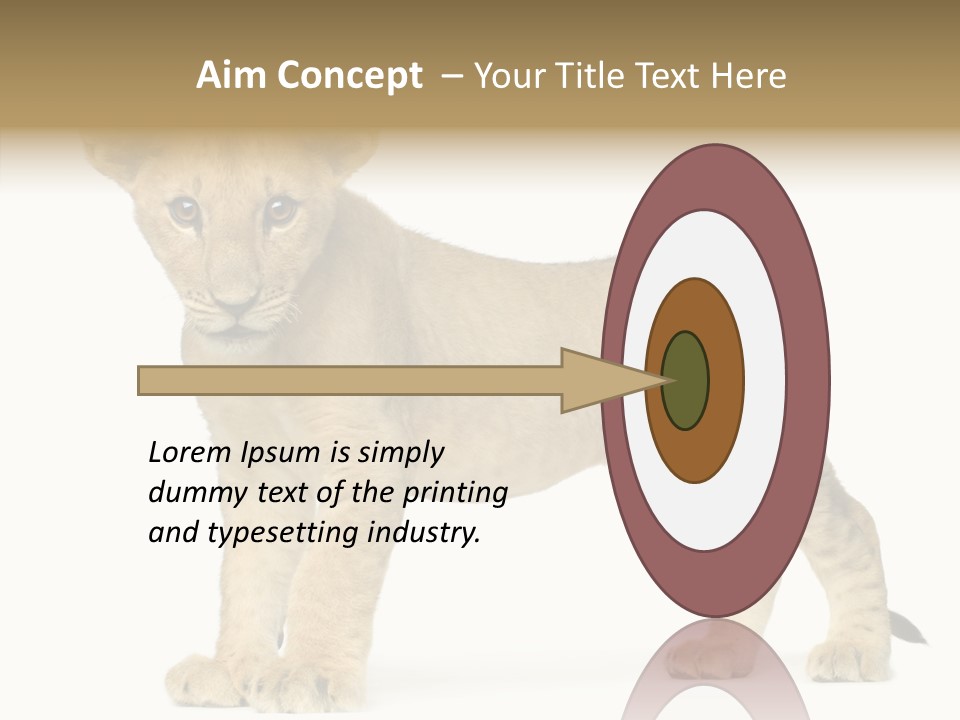 Tail Whisker Shot PowerPoint Template